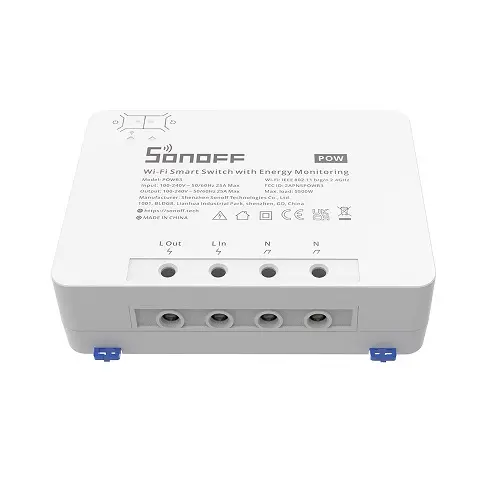 Gudrais slēdzis Sonoff POWR3 Balts 100-240V