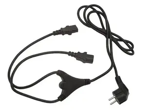 Gembird PC-186-ML6 Power Cable, 2m, CEE7/4, Black