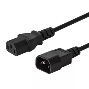 Сетевой кабель SAVIO CL-99, C14 — C13, 1.2 м, 10 A, 250 V, чёрный