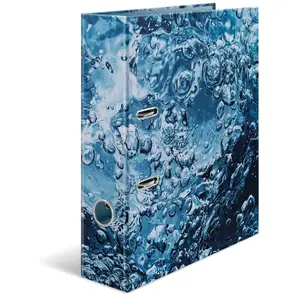 Ring Binder HERMA 19654 A4 Blue Round Ring Storage 285x70x315mm