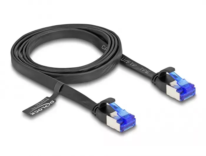 Network Cable DeLOCK RJ45 Flat Patch Cable Photo 2
