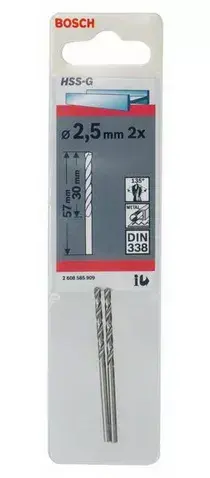 Сверло спиральное Bosch Metal HSS-G DIN 338 Photo 2