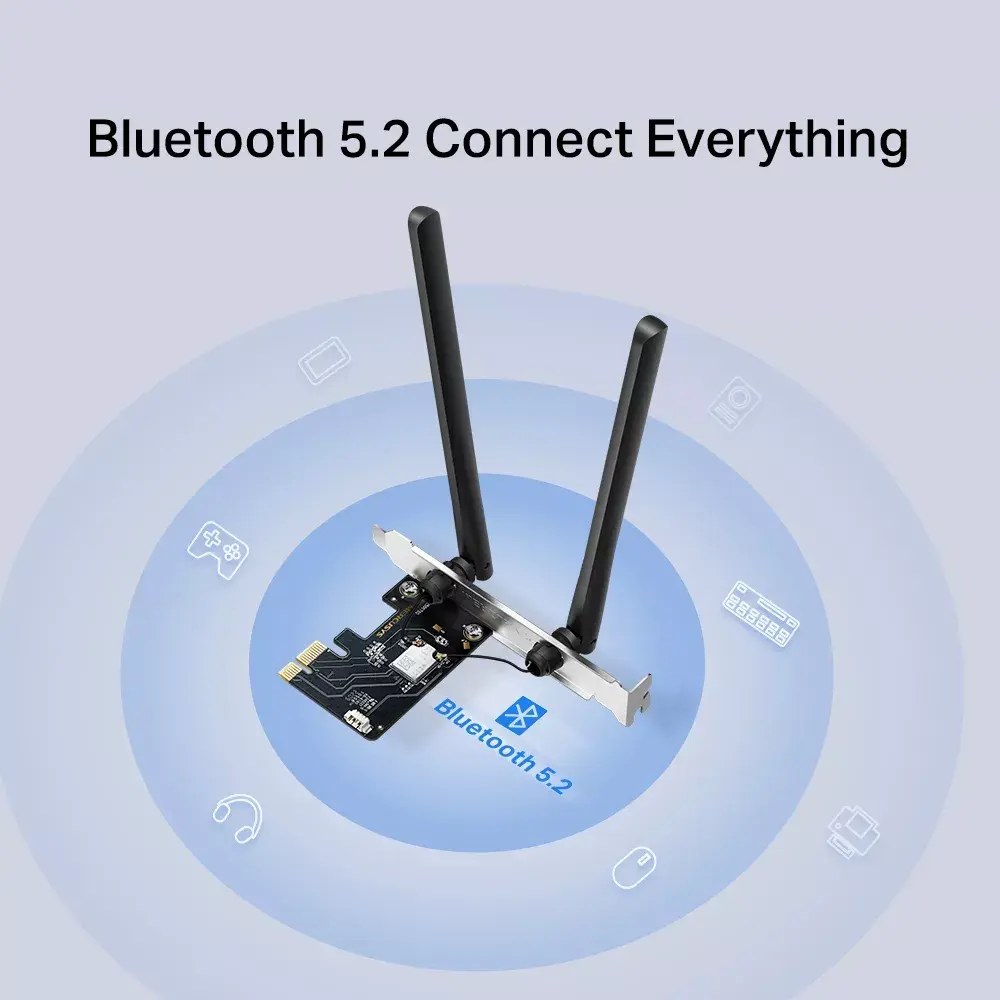 MERCUSYS MA86XE PCIe адаптер Wi‑Fi 6E Bluetooth Photo 4
