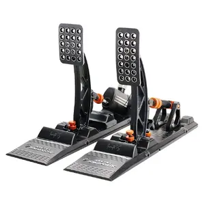 Asetek Invicta S sim racing gas and brake pedal set — model 40-010-0010006