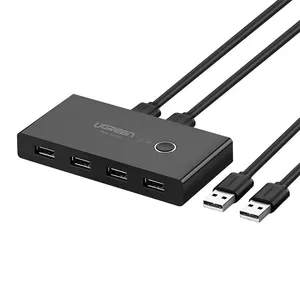 USB 3.0 переключатель на 4 порта UGREEN 30768B — 4 порта USB 3.0