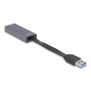 DeLOCK 66247 переходник RJ-45 USB A серый 0.09 м