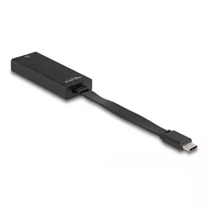 DeLOCK 66246 переходник RJ-45 USB C черный 0.09 м