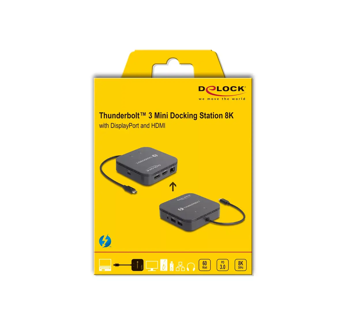 DeLOCK Thunderbolt 3 Mini Docking Station 8K Photo 5