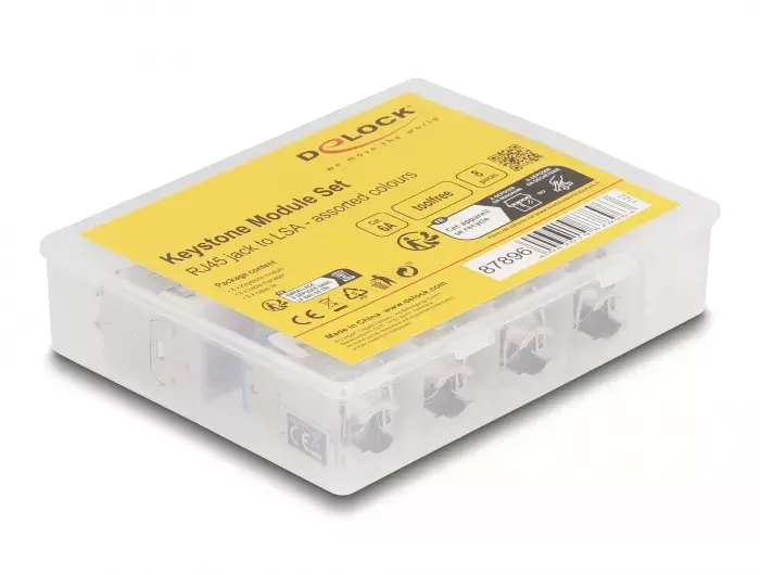 DeLOCK Keystone Modul RJ45 uz LSA Cat.6A Photo 2