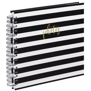 Photo Album Hama Blocks Black White 100 Sheets 280x240mm
