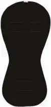 Stroller Insert Matex MT0128 – black, universal seat liner for baby strollers