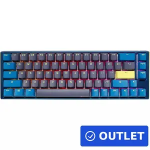 Mehāniskā spēļu tastatūra Ducky One 3 SF DayBreak USB US English Melns Zils RGB LED