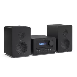 Sharp TOKYO DAB+ HI-FI Micro System Mājas audio mikrosistēma 40 W Melns