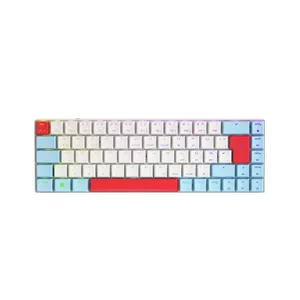 Беспроводная игровая клавиатура CHERRY MX-LP 2.1 Компактная RF Wireless + Bluetooth QWERTZ Немецкая Белая