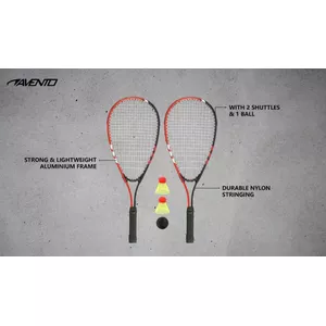 Speedbadminton set AVENTO 46BL Red/Grey