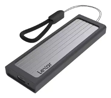 Lexar E6 Silver M.2 SSD korpuss Photo 2