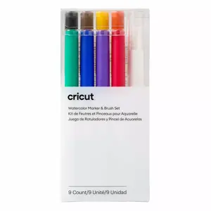 Cricut marķieris 2009979 8 gab Mūsdienu Krāsains Melns Zils Zaļš Oranžs Violetais Sarkans Dzeltenais