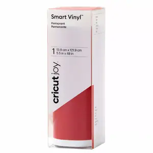 Heat transfer vinyl roll Cricut Smart Vinyl Red 139mm x 1219mm