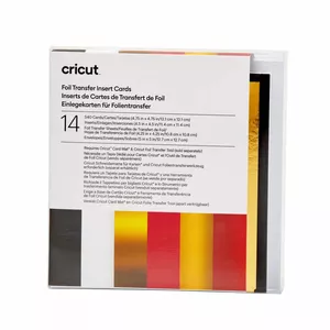 Cricut Card Stock Construction Paper 14 Sheets Black Gold Red White