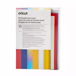 Cricut Card Stock Construction Paper 18 Sheets Blue Red Silver