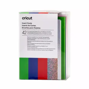 Cricut Card Stock Construction Paper 42 Sheets Blue Green Red