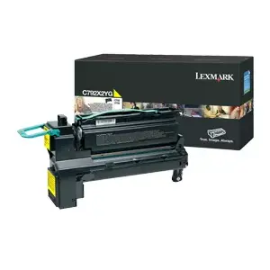 Тонер-картридж Lexmark C792X2YG Yellow, оригинальный, лазерный, ресурс 20 000 стр., 1 шт.