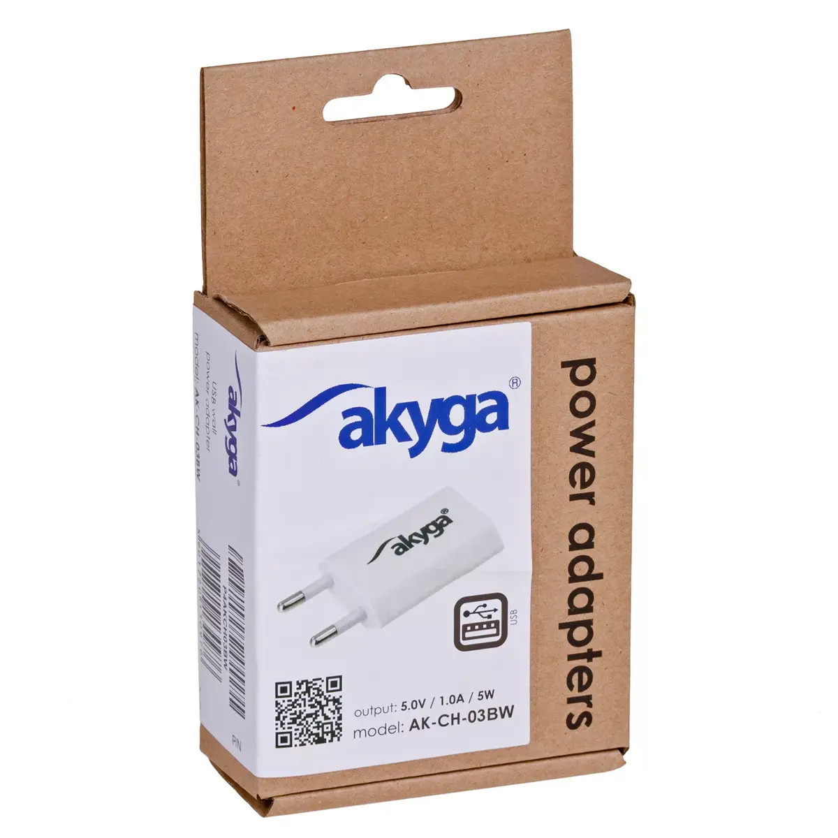 Akyga AK-CH-03 сетевой 5В 1А USB адаптер Photo 3