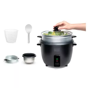 Rice cooker Black & Decker BXRC1800E 1.8 L, 700 W, black, button control