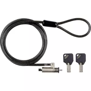 Cable lock eSTUFF GLB220101-M Black 1.8 m Key Lock