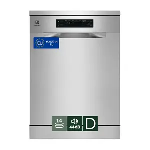 Electrolux ESM48310SX Отдельностоящая Посудомоечная Машина Полноразмерная 14 Комплектов Сенсорное Управление AirDry 8 Программ