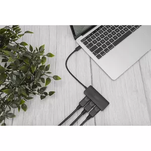 Digitus 3-Port MST Video Hub USB-C на 3x DisplayPort 3840x2160