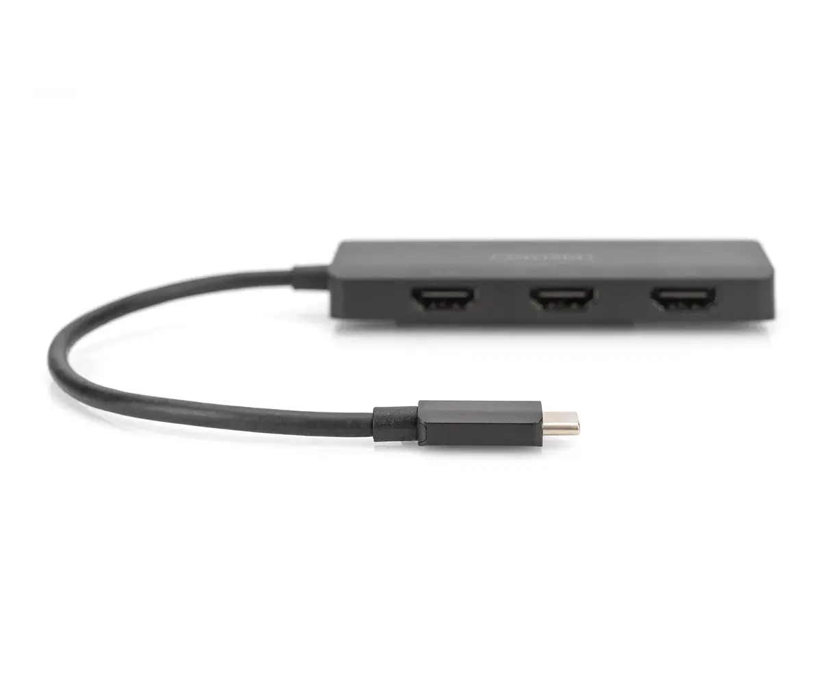 Digitus 3-Port MST Video Hub USB-C uz 3x HDMI Photo 4