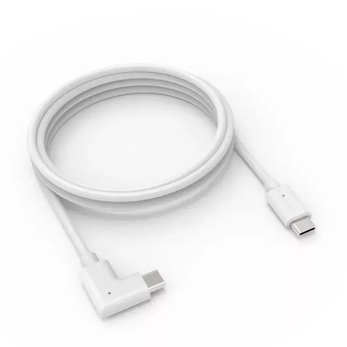 USB-C Cable Compulocks 6ft Right Angle White Photo 2