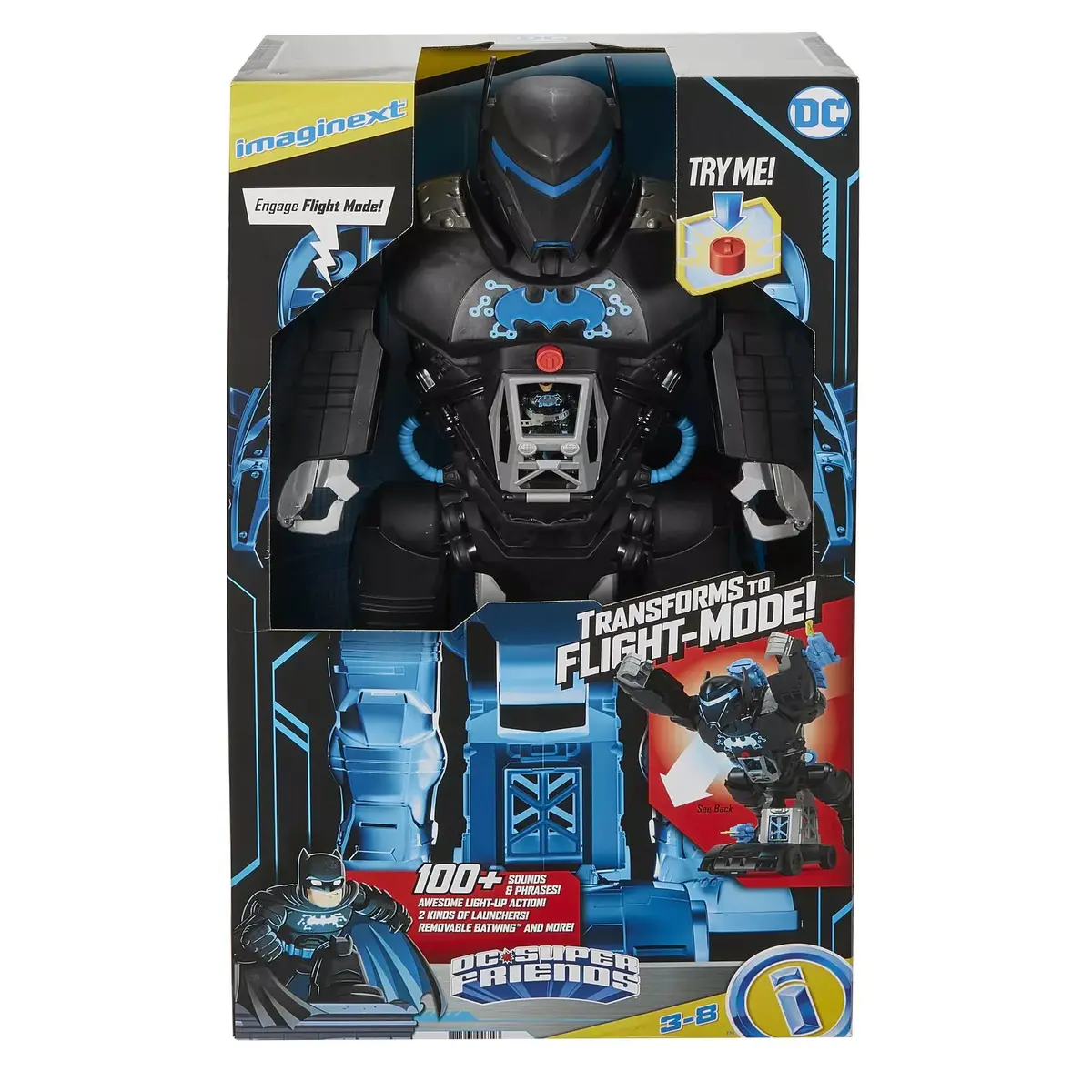 Rotaļlieta Fisher-Price Imaginext DC Super Friends Bat-Tech BatBot Photo 6