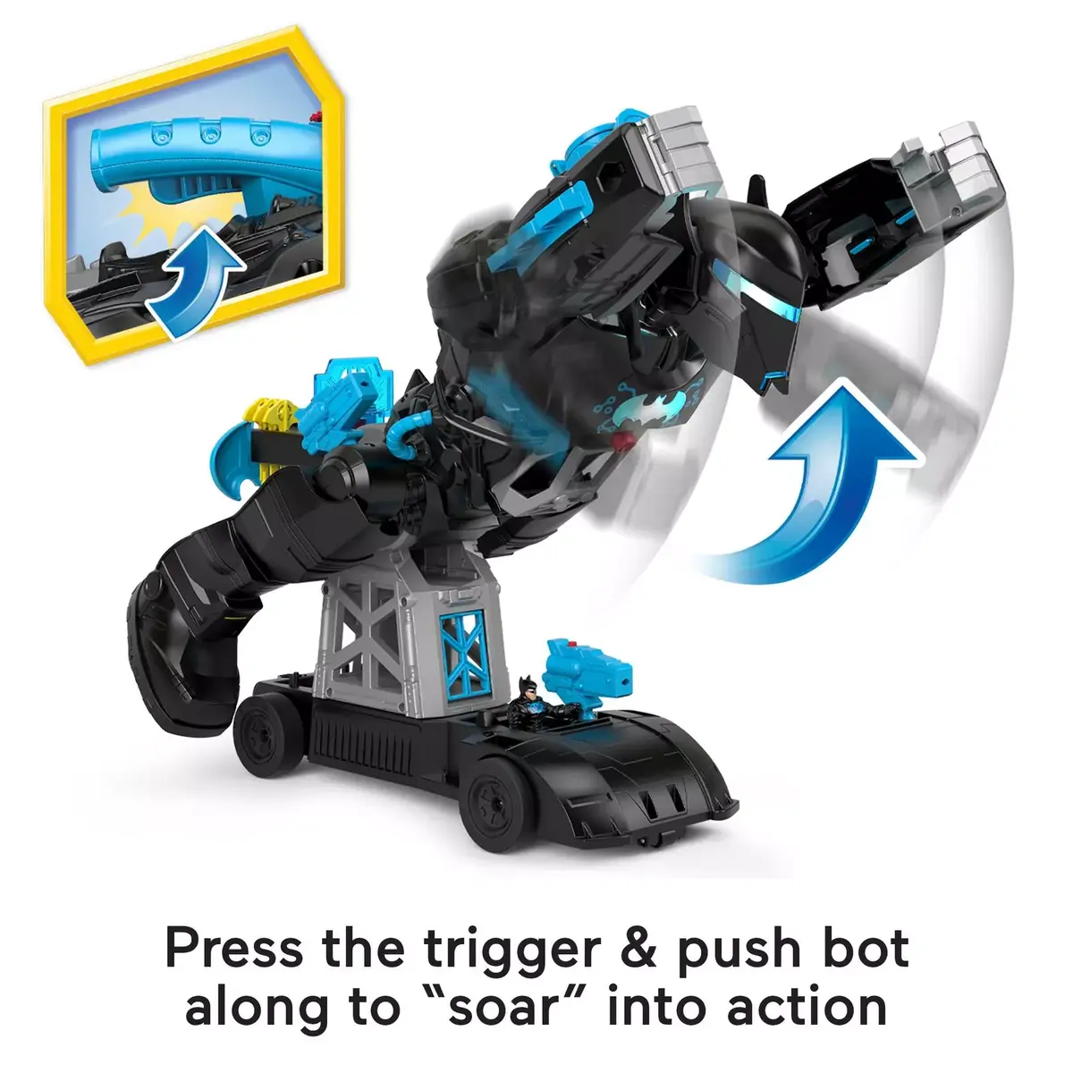 Rotaļlieta Fisher-Price Imaginext DC Super Friends Bat-Tech BatBot Photo 10