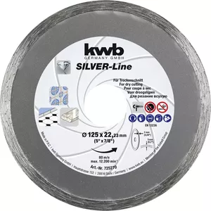 Cutting disc KWB 725870 for Ceramic Marble Tile