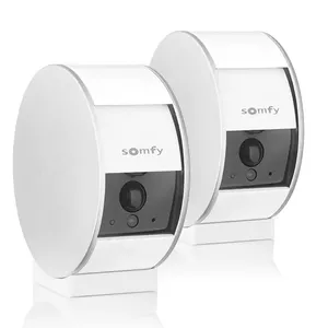 IP security camera Somfy 1870469 Indoor Pack of 2 Motion Detector Night Vision