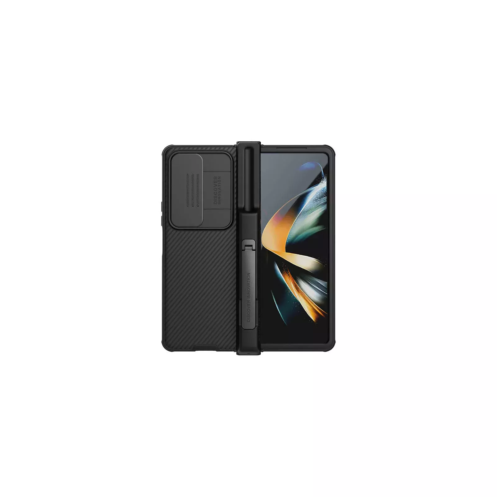 LOUIS VUITTON LV BLACK LOGO Samsung Galaxy Z Fold 4 Case Cover