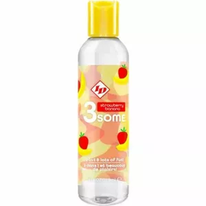 Личная смазка ID 3SOME Strawberry Banana модель D-234442, 4 fl oz (фруктовый аромат)
