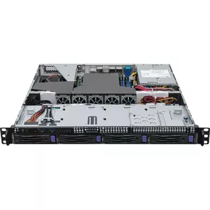 Rack 1U korpuss ASRock 1U4LW-B650/2L2T RPSU ar AMD B650, Socket AM5, 4x 3.5" vietas, 4 DIMM, 450W barošanas bloks, 4x LAN