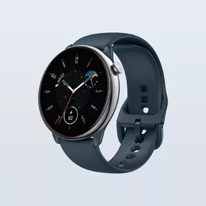 Amazfit GTR Mini 3,25 cm (1.28") AMOLED 42 mm Digitāls 416 x 416 pikseļi Skārienjūtīgais ekrāns Zils, Sudrabs GPS