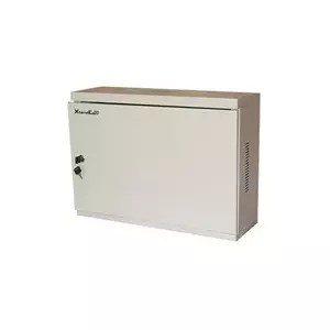 Wall-mount vertical rack XtendLan WER-541840U3-GR 3U full-door grey