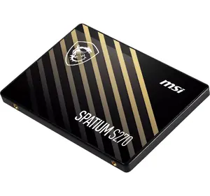 2.5" SATA III SSD MSI SPATIUM S270 480 GB — 3D NAND, ieraksts 450 MB/s, MTBF 2 000 000 h