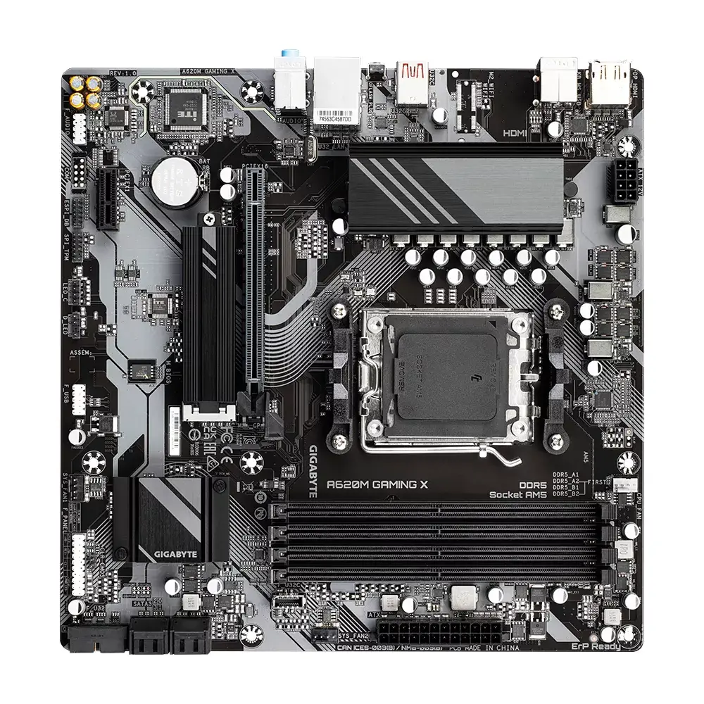 Pamatplate GIGABYTE A620M GAMING X, A620 Photo 5