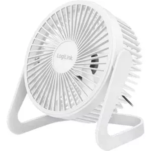 USB fan LOGILINK UA0403 — dimensions 180 x 126 x 195 mm, USB-powered desktop cooling fan
