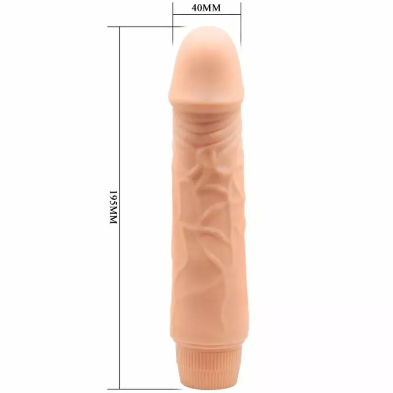 Vibrator BAILE BARBARA — silicone 20 cm Photo 7