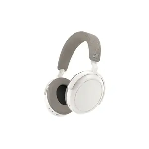 Наушники Sennheiser Momentum Wireless — Bluetooth 5.2, 20 ч, активное шумоподавление, открытая конструкция, 3.5 мм, белые