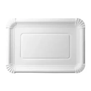 Paper plates Abcpak 17×25 cm, pack of 250 — disposable rectangular serving plates