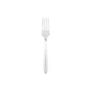 Plastic fork Starpakas Superior transparent PS 17 cm, weight 0.234 kg per pack