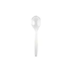 Starpakas disposable spoon Superior 17 cm transparent PS, pack of 50